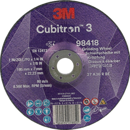 3M Schruppscheibe Cubitron™ 3 D180xS7mmKörnung 36+ ( 4000844236 )