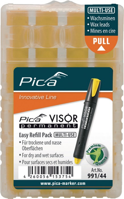 PICA mine set Visor permanent 4x yellow ( 4000871370 )