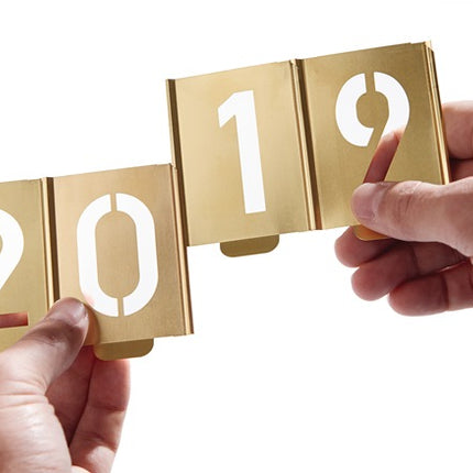 Set di stencil di marcatura KUKKO 327 numeri 0 - 9 ( 4000871684 )