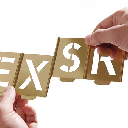 Zestaw szablonów do podpisu KUKKO 327 liter A - Z ( 4000871688 )