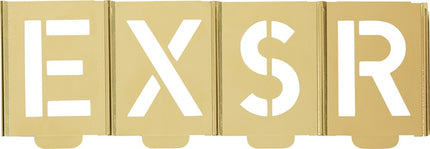 Set di stencil per la firma KUKKO 327 lettere A - Z ( 4000871738 )