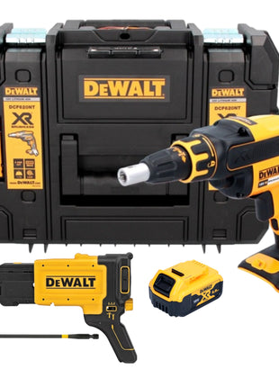 DeWalt DCF 620 NT cordless drywall screwdriver 18 V 30 Nm brushless + 1x rechargeable battery 5.0 Ah + TSTAK - without charger