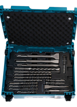 Makita E-17790 Drill and chisel set SDS-Plus 17 pcs. + Makpac