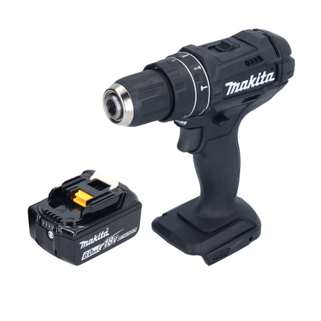 Makita DHP 482 G1B Perceuse-visseuse à percussion sans fil 18 V 62 Nm noir + 1x batterie 6,0 Ah - sans chargeur