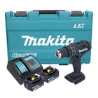 Makita DHP 482 SMKB taladro percutor inalámbrico 18 V 62 Nm negro + 2x baterías 4,0 Ah + cargador + estuche