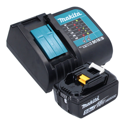 Makita DHP 482 ST1KB Akku Schlagbohrschrauber 18 V 62 Nm Schwarz + 1x Akku 5,0 Ah + Ladegerät + Koffer