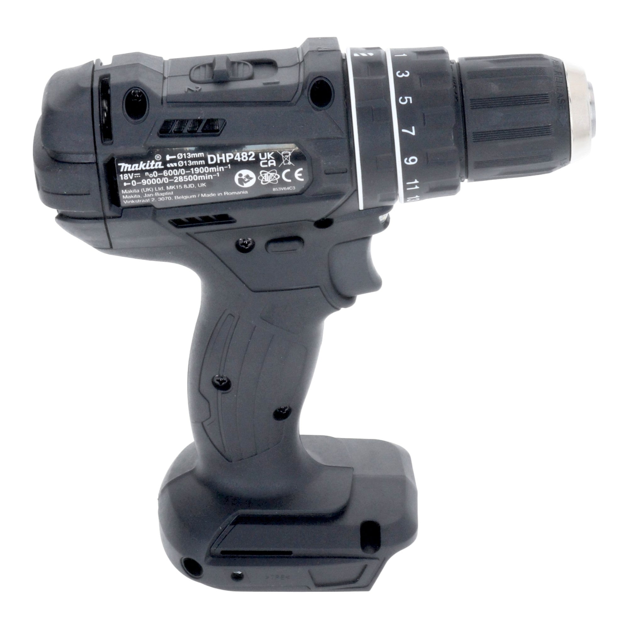 Makita DHP 482 M1JB Akku Schlagbohrschrauber 18 V 62 Nm Schwarz 1x Akku 4 0 Ah Makpac ohne Ladegeraet 4 - toolbrothers