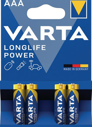 VARTA battery Longlife Power 1.5 V AAA-AM4-Micro 1240 mAh ( 4000901810 )