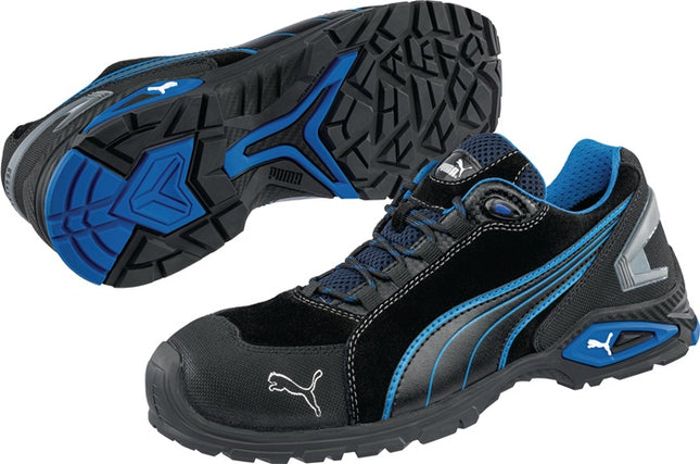 PUMA Chaussures de sécurité Rio Black Low taille 45 noir/bleu ( 4300700405 )