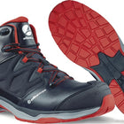 ALBATROS ULTRATRAIL BLACK MID buty ochronne rozmiar 42 czarny/czerwony ( 4300700562 )