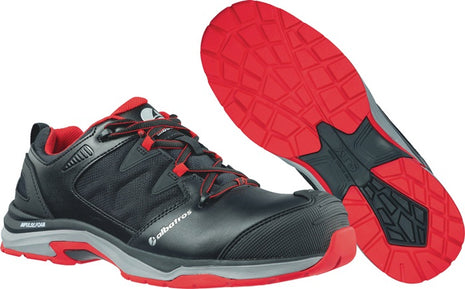 ALBATROS scarpa di sicurezza ULTRATRAIL BLACK Low taglia 43 nero/rosso ( 4300700583 )