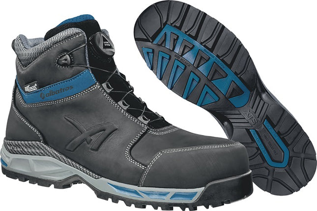 Bottes de sécurité ALBATROS TOFANE BLACK QL CTX MID Taille 46 noir/bleu ( 4300700666 )
