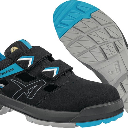 ALBATROS safety shoe FORGE AIR LOW size 45 black/blue ( 4300700805 )