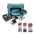 Makita DJV 182 RTJ Akku Pendelhubstichsäge 18V Brushless + 2x Akku 5,0Ah + Ladegerät + 78x Sägeblatt + Makpac - Toolbrothers