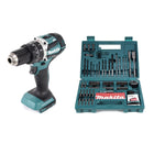 Makita DHP 484 Z 18 V Brushless Li-Ion Akku Schlagbohrschrauber Solo + Makita B-53811 Bit & Bohrer-Set 100-teilig - Toolbrothers