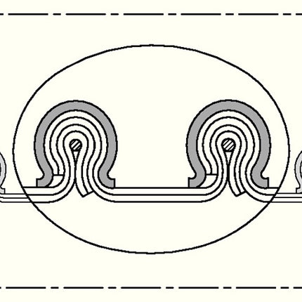 NORRES suction and blower hose CP HYP 450 inner Ø 100-102 mm ( 4501400405 )