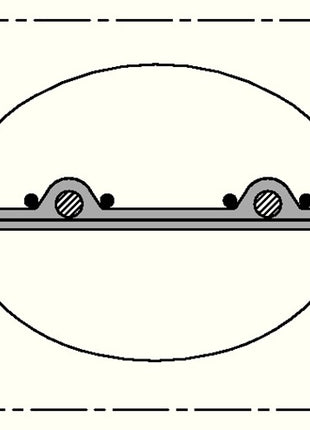 NORRES Tuyau d'aspiration et de soufflage SIL 391 TWO Ø intérieur 70 mm ( 4501400665 )