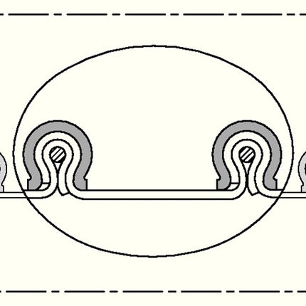 NORRES Absaug- und Gebläseschlauch CP VITON® 459 EC Innen-Ø 50-51 mm ( 4501401302 )