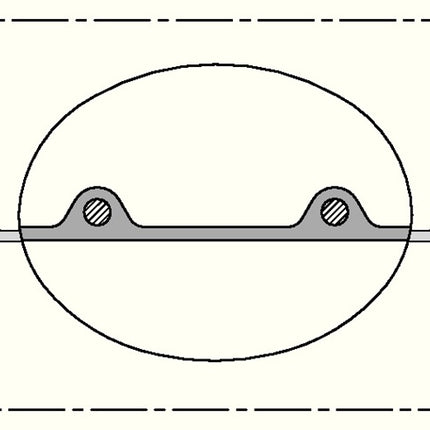 NORRES AIRDUC(R) PUR 351 Manguera de aspiración e impulsión de alimentos Ø interior 38 mm Ø exterior 46,00 mm ( 4501402283 )