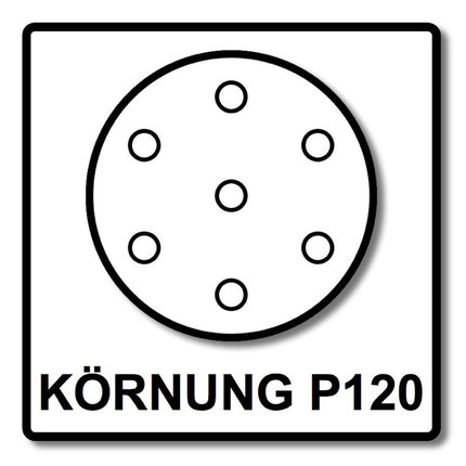 Festool Schleifscheiben STF D225 P120 GR S Granat Soft 25 Stk. ( 204223 ) - Toolbrothers