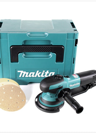 Levigatrice rotativa eccentrica Makita BO 6050 J 750 W 150 mm in Makpac