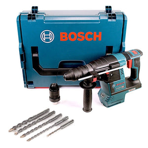 Bosch GBH 18V-26 F Akku Bohrhammer 18V 2,6J SDS-Plus in L-Boxx mit 5 SDS-VPlus Hammerbohrer