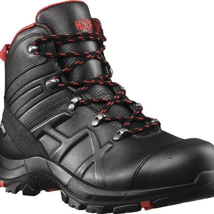 HAIX Sicherheitsstiefel BE Safety 54 Mid Größe 9 (43) schwarz/rot ( 4721000175 )