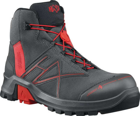 HAIX stivali di sicurezza Connexis(R) GTX mid taglia 9 (43) grigio/rosso ( 4721000573 )