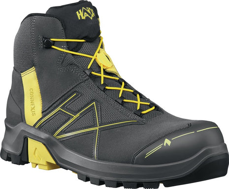 HAIX safety boots CONNEXIS Safety+ size 7 (41) grey/yellow ( 4721000691 )