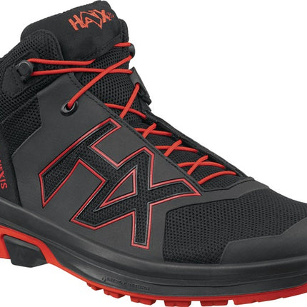 HAIX leisure shoe CONNEXIS Go GTX mid size 9.5 (44) black/red ( 4721000714 )
