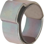 Abrazadera de manguera RIEGLER 1 oreja de acero, galvanizado brillante (W1) (8000367346)