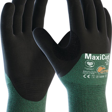 ATG Schnittschutzhandschuhe MaxiCut®Oil™ 44-305 Größe 8 grün/schwarz ( 8000460815 )