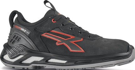 U.POWER safety shoe TUCKER size 43 black/red ( 8000488433 )