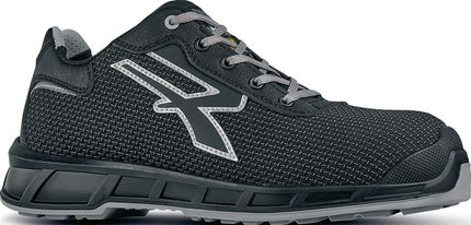 U.POWER safety low shoe Jackson size 45 black/grey ( 8000489025 )