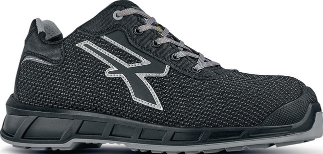 U.POWER safety low shoe Jackson size 45 black/grey ( 8000489025 )