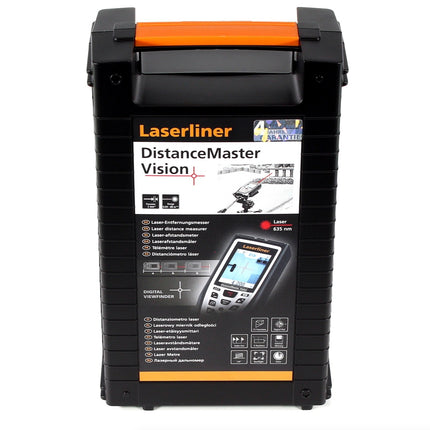 Laserliner DistanceMaster Vision Entfernungsmesser, roter Laser, mit Kamerafunktion in Transportbox ( 080.980A ) - Toolbrothers