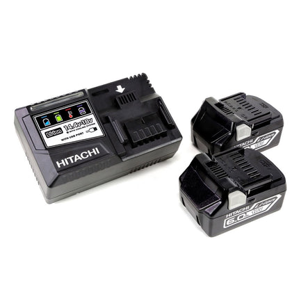 Hitachi WF 18 DSL 18 V Li-Ion Akku Schnellbau Schrauber im Koffer + 2 x 6,0 Ah Akku + Ladegerät + 1000 Magazinschrauben Feingewinde - Toolbrothers