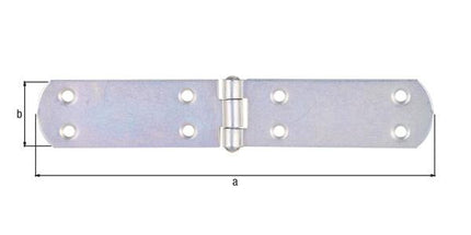 GAH wysokość zawiasu skrzynki 35 mm szer. po otwarciu 195 mm ( 8001514129 )