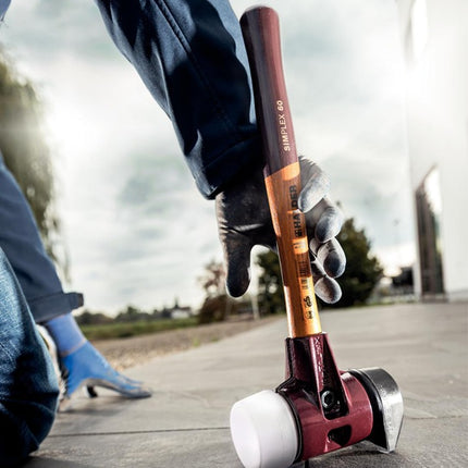 HALDER soft-face mallet SIMPLEX head d. 80mm length 490 head w.175mm ( 8002360753 )