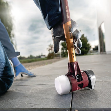 HALDER soft-face mallet SIMPLEX head d. 80mm length 490 head w.175mm ( 8002360753 )