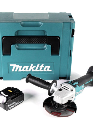 Makita DGA 511 M1J Akku Winkelschleifer 18V 125mm Brushless + 1x Akku 4,0Ah + Makpac - ohne Ladegerät - Toolbrothers