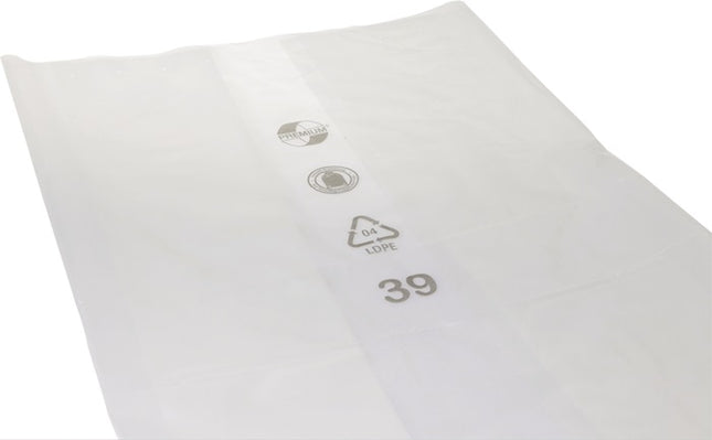 DEISS plastic bag 950 l LD-PE transparent 60 µm ( 9000466533 )