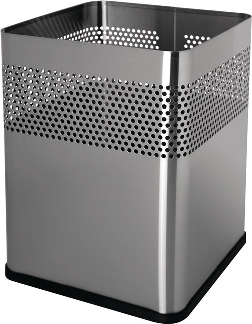 HELIT corbeille à papier 18 l H325xL240xP240 mm carrée (9000468159)