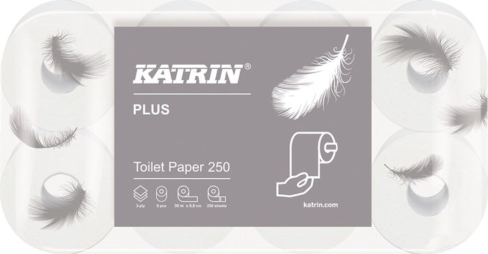 KATRIN Toilettenpapier Katrin 250 Long 3-lagig ( 9000469117 )