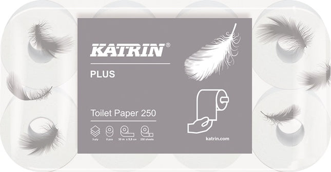 KATRIN papel higiénico Katrin 250 Largo 3 capas (9000469117)
