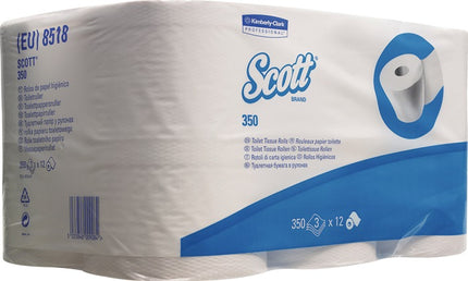 Papier toilette SCOTT Scott 8518 3 épaisseurs, petits rouleaux (9000469718)