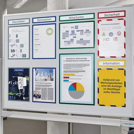 MAGNETOPLAN marco magnético DIN A4 azul (9000483022)