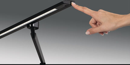 HANSA lampada da tavolo LED Zirkon alluminio, ABS, ferro, PC nero ( 9000483602 )