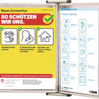 Support mural TARIFOLD 10 panneaux d'affichage (9000492070)