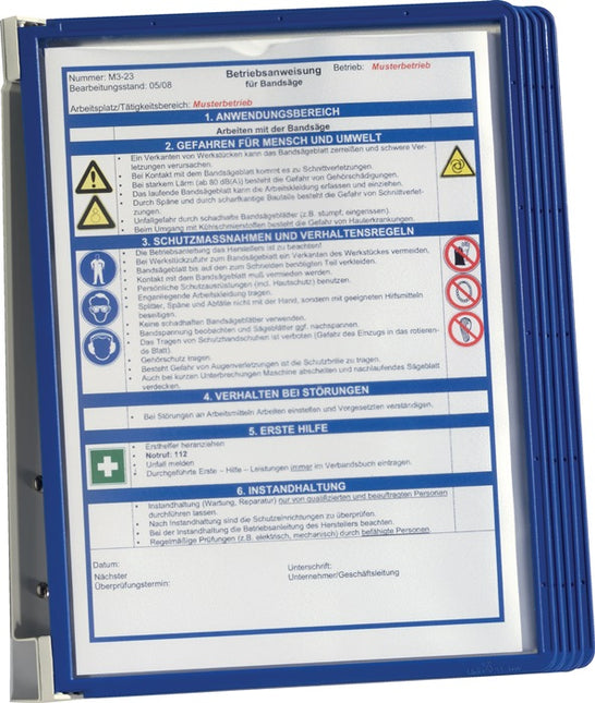 DURABLE Wandhalter  5 Sichttafeln ( 9000492451 )
